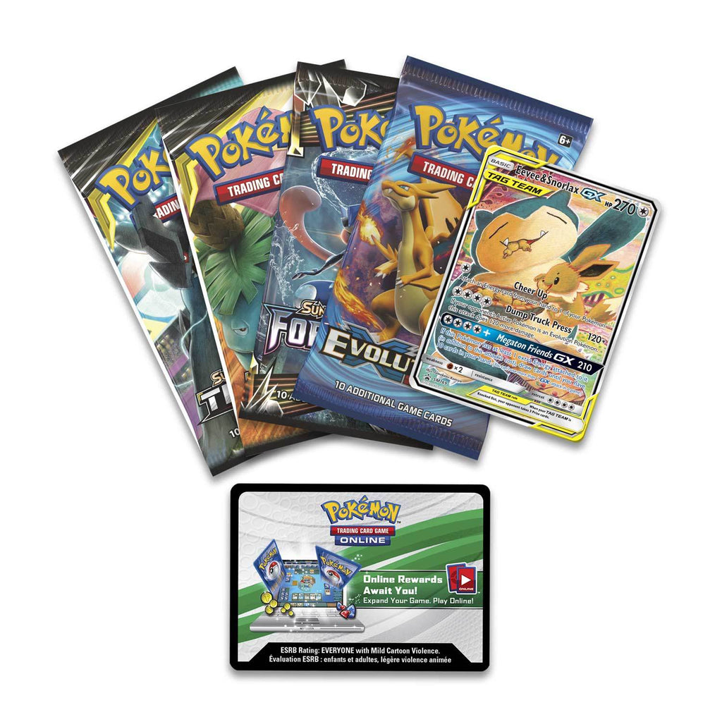 TAG TEAM Tin (Eevee & Snorlax-GX) TAG TEAM Tin (Eevee & Snorlax-GX)