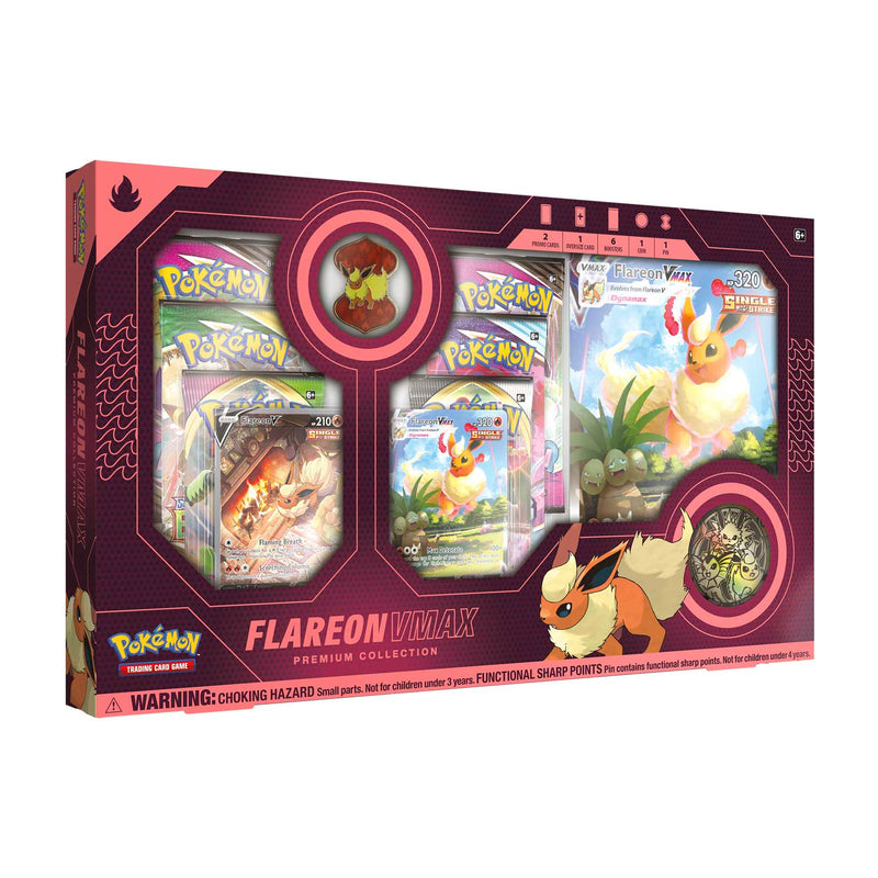 Flareon Vmax Premium Collection Eevee Evolution