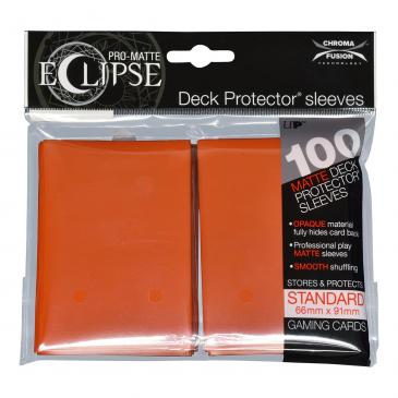 Ultra Pro Eclipse Sleeves Standard Orange 100 Count