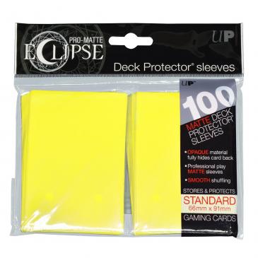 Ultra Pro Eclipse Sleeves Standard Yellow 100 Count