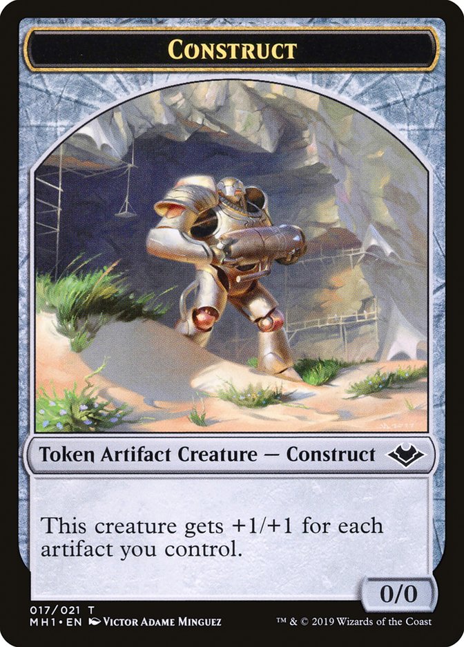 Soldier (004) // Construct (017) Double-Sided Token [Modern Horizons T