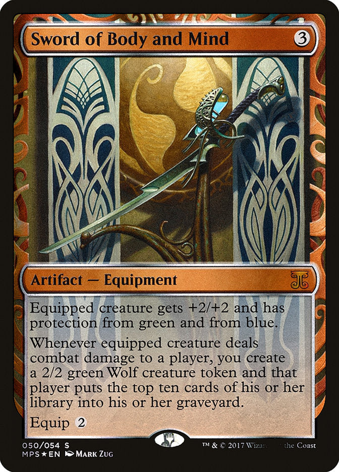 最安値　MTG Sword of Body and Mind部分foil Sword of Body and Mind [Kaladesh Inventions]