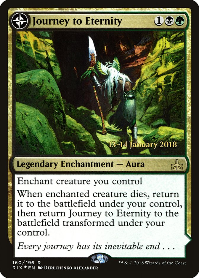 Journey to Eternity // Atzal, Cave of Eternity [Rivals of Ixalan Prere Journey to Eternity // Atzal, Cave of Eternity [Rivals of Ixalan Prere