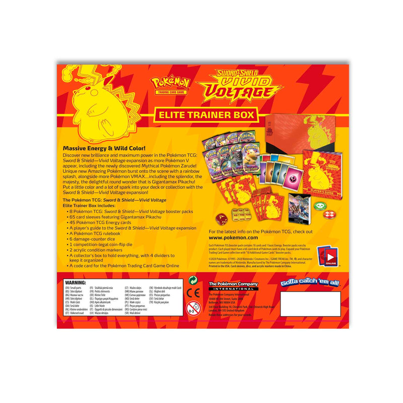 Sword & Shield: Vivid Voltage - Elite Trainer Box Sword & Shield: Vivid Voltage - Elite Trainer Box