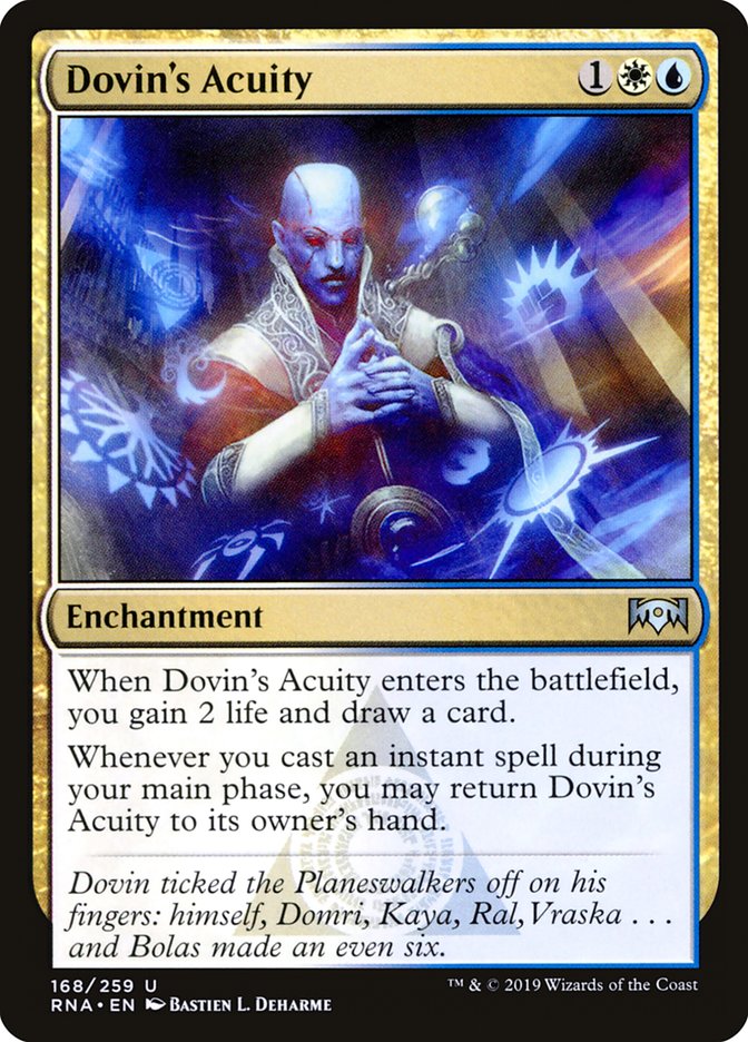 magellan one piece card game Dovin's Acuity [Ravnica Allegiance]