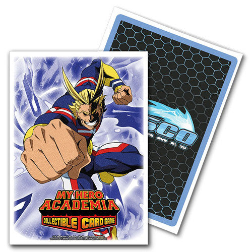 My Hero Academia Sleeves: Matte - All Might Punch Art Sleeves 100 Standard