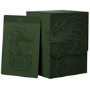 Dragon Shield Deck Shell Forest Green/Black
