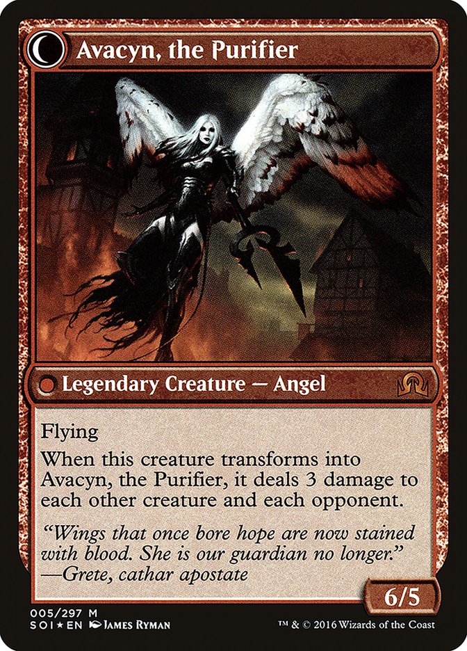 Archangel Avacyn // Avacyn, the Purifier [Shadows over Innistrad Prere Archangel Avacyn // Avacyn, the Purifier [Shadows over Innistrad Prere