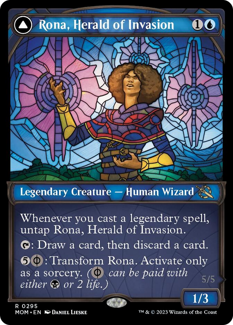 Rona, Herald of Invasion // Rona, Tolarian Obliterator (Showcase Plana Rona, Herald of Invasion // Rona, Tolarian Obliterator (Showcase Plana