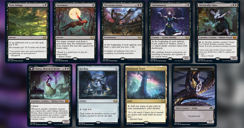 mtg black commander cards The Destined Black Mage Commander Deck MTG Magic Spellslinger Party EDH