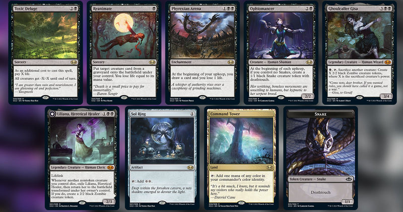 mtg commander collection black card list Commander Collection: Black Packaging and Contents