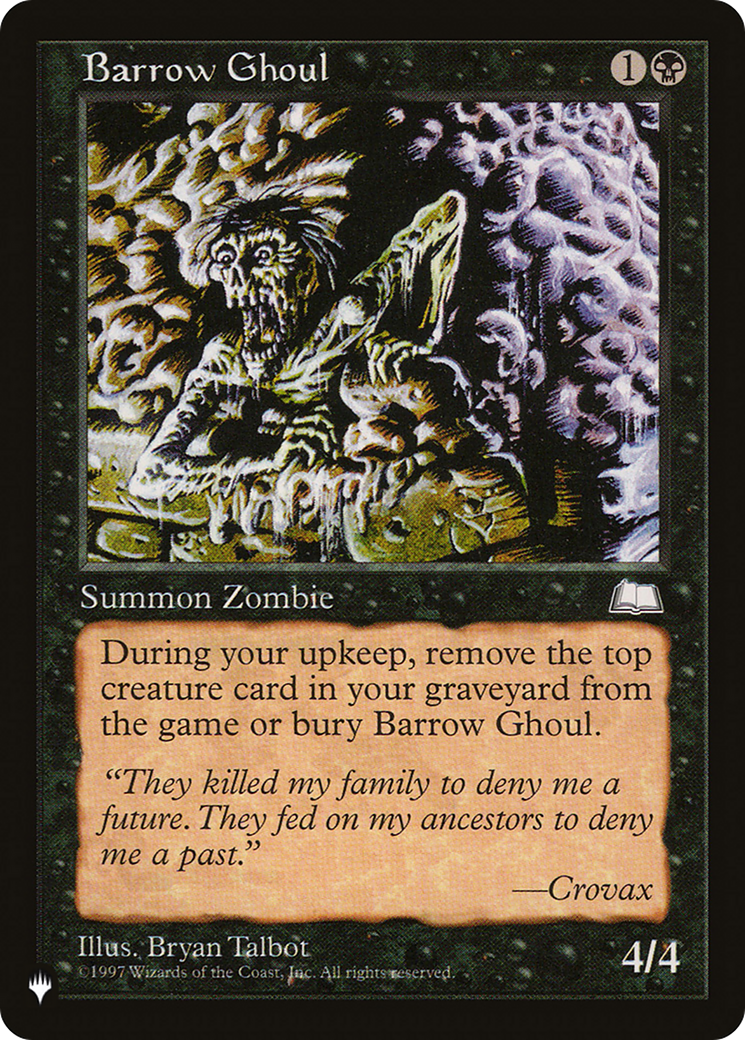 Barrow Ghoul [The List]
