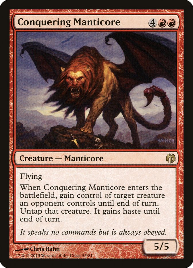 Conquering Manticore [Duel Decks: Heroes vs. Monsters]
