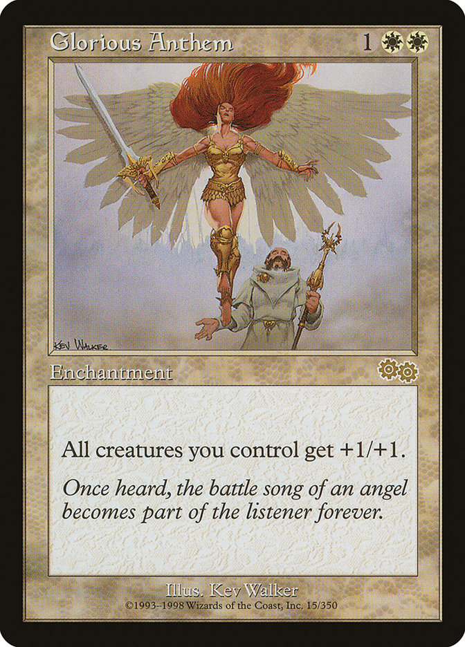 azorius mtg cards Glorious Anthem [Urza's Saga]