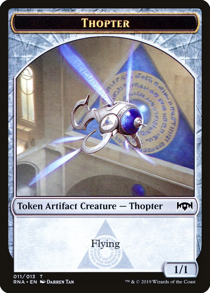 Bird // Thopter Double-Sided Token [Ravnica Allegiance Guild Kit Token Bird // Thopter Double-Sided Token [Ravnica Allegiance Guild Kit Token