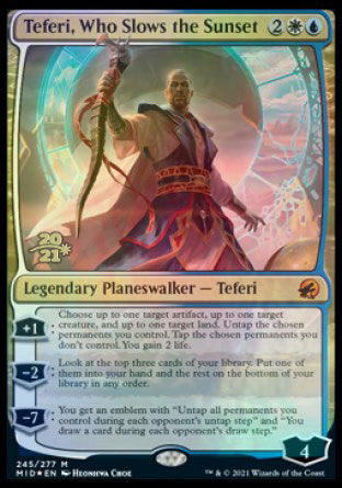Teferi, Who Slows the Sunset [Innistrad: Midnight Hunt Prerelease Prom