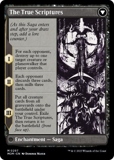 Sheoldred // The True Scriptures (Showcase Planar Booster Fun) [March Sheoldred // The True Scriptures (Showcase Planar Booster Fun) [March