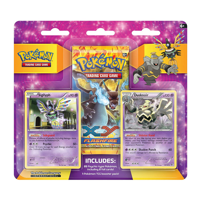 XY: Flashfire - Blister Pack (Sigilyph/Dusknoir) XY: Flashfire - Blister Pack (Sigilyph/Dusknoir)