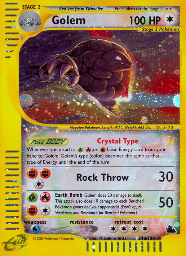 pokemon cards golem Amazon.com: Pokemon Cards: The Unofficial Ultimate Collector's Guide:  9781440248467: Majeske, Ryan: Books