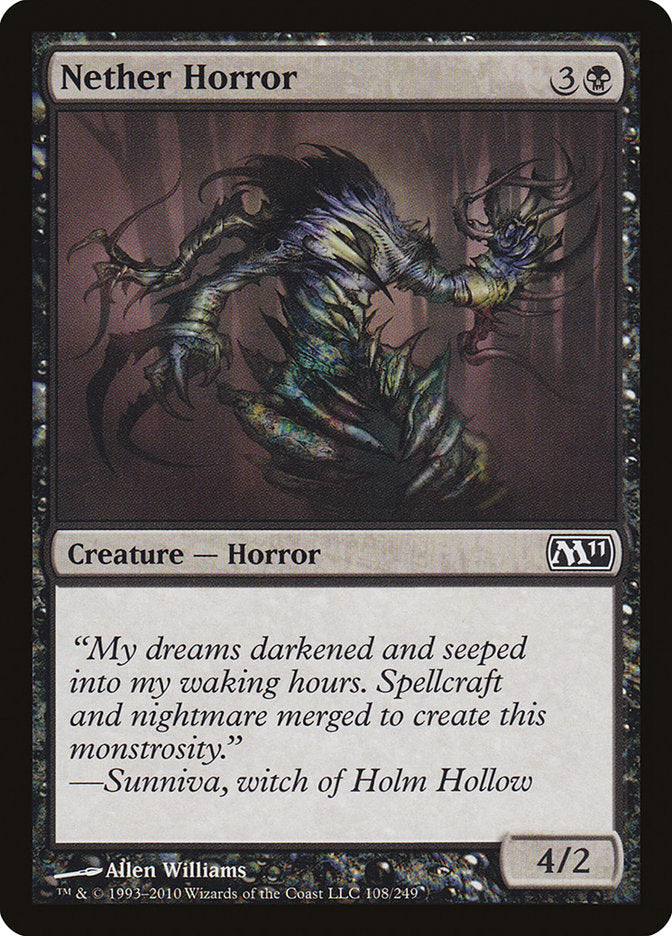 deadpool mtg card kingdom Nether Horror [Magic 2011]