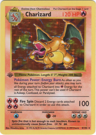 Charizard (4/102), Busca de Cards