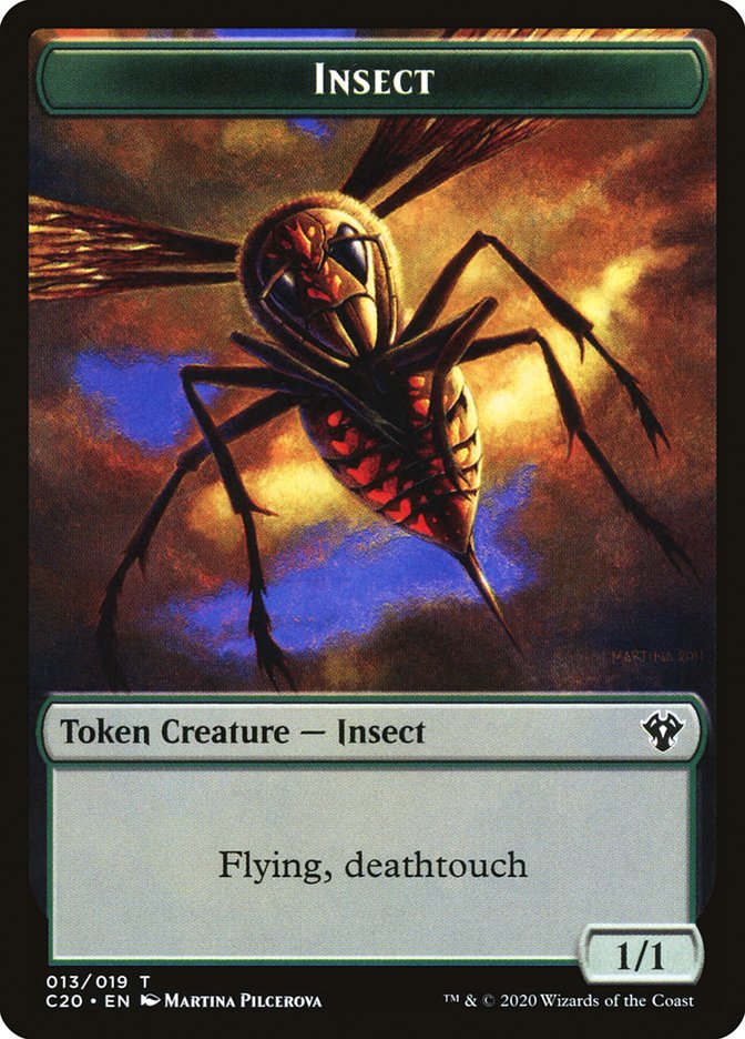 Insect Token (013/019) [Commander 2020 Tokens]