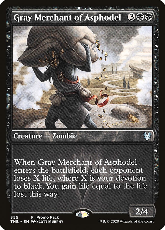 Gray Merchant of Asphodel (Promo Pack) [Theros Beyond Death Promos]
