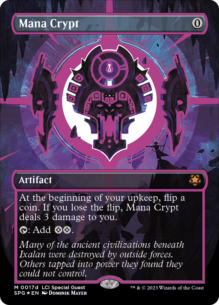 Mana Crypt (0017d) (Borderless) [The Lost Caverns of Ixalan Special Gu
