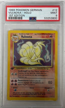 PSA 9 MINT - Ninetales 12/102 1st Edition German (Vulnona) Base Set Pokemon Holo