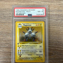 PSA 8 NM - MT - Magneton 9/102 1st Edition Spanish Base Set Holo Pokemon