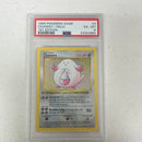 PSA 6 EX - MT - Chansey 3/102 1st Edition Base Set Shadowless Pokemon Holo