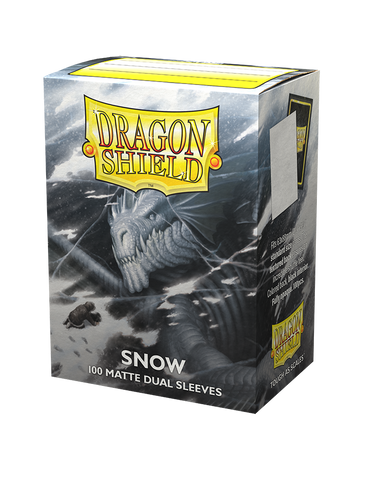 Dragon Shield Standard DUAL Matte Snow (100ct)