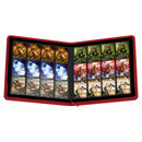 Ultimate Guard Red Zipfolio Xenoskin 480 Quadrow (24 Pocket Playset Binder)