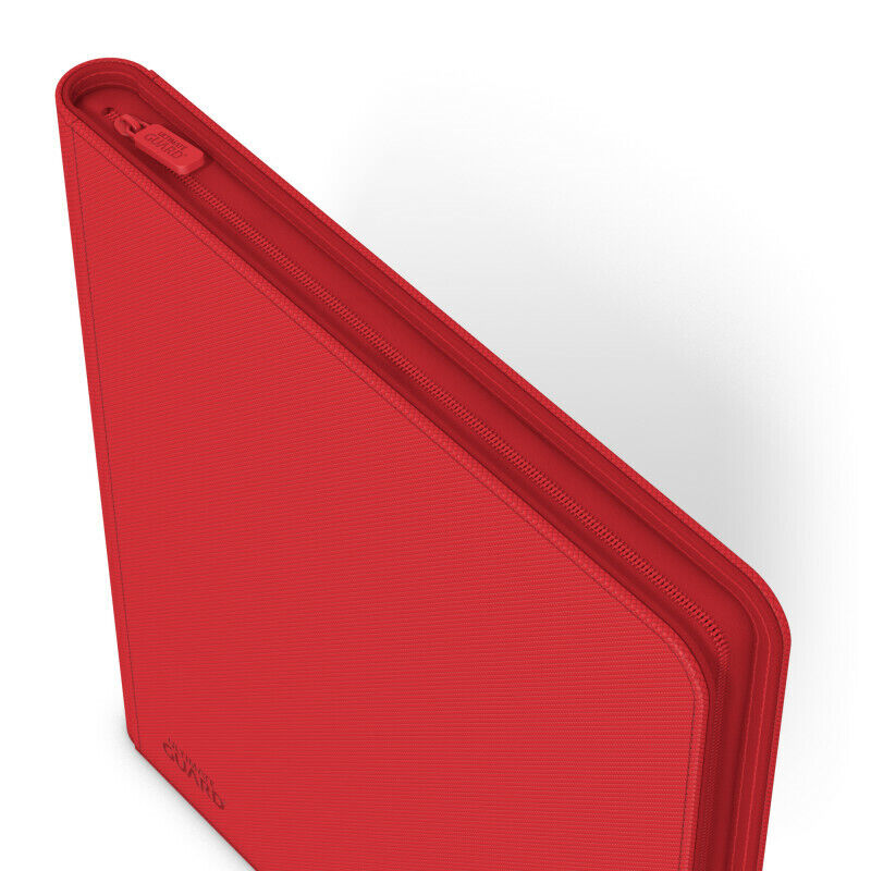 Ultimate Guard Red Zipfolio Xenoskin 480 Quadrow (24 Pocket Playset Binder)