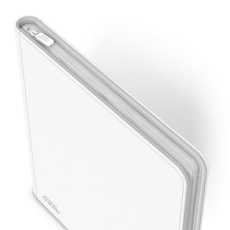 Ultimate Guard White Zipfolio Xenoskin 480 Quadrow (24 Pocket Playset Binder)