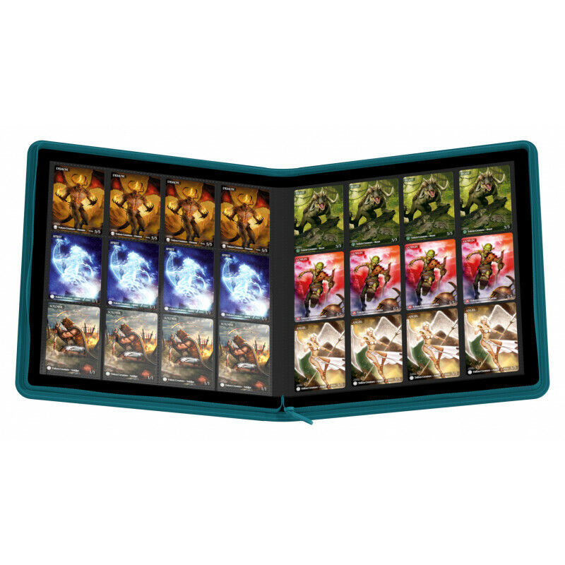 Ultimate Guard Petrol Zipfolio Xenoskin 480 Quadrow (24 Pocket Playset Binder)