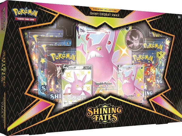 Shining Fates Premium Collection Box - Crobat [7 Booster Packs]