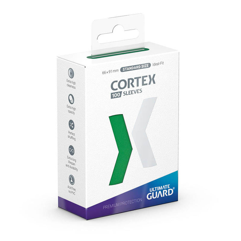 Cortex Standard Size Sleeves: Matte Green (100)